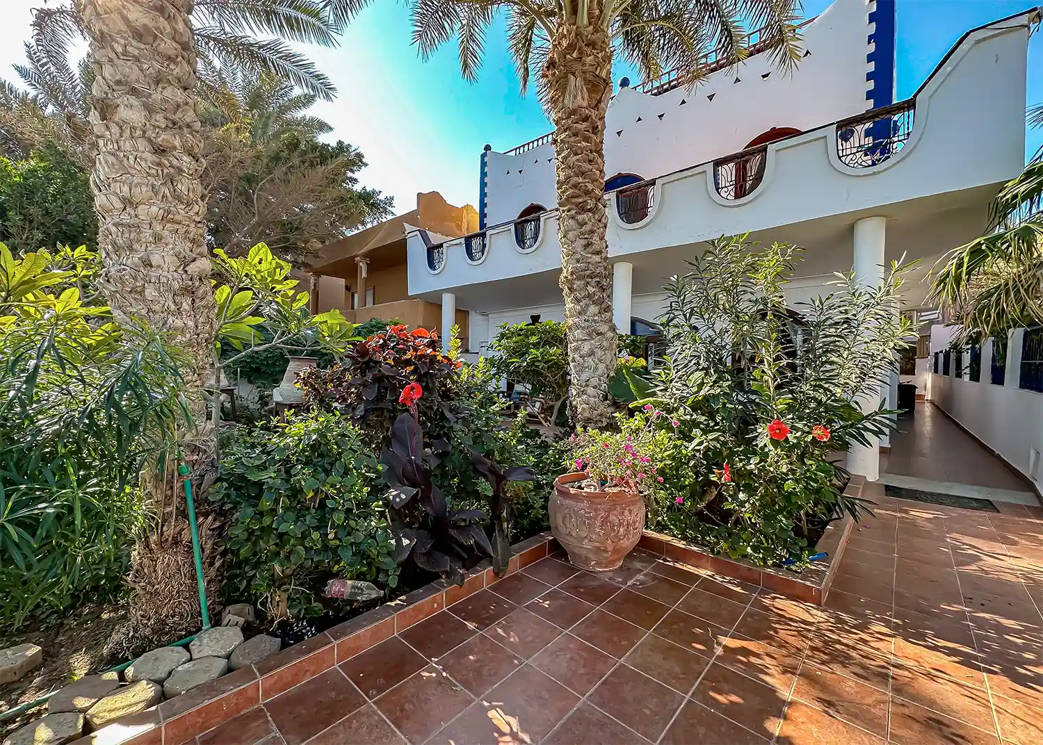 Garden Apartment – The entrance and garden