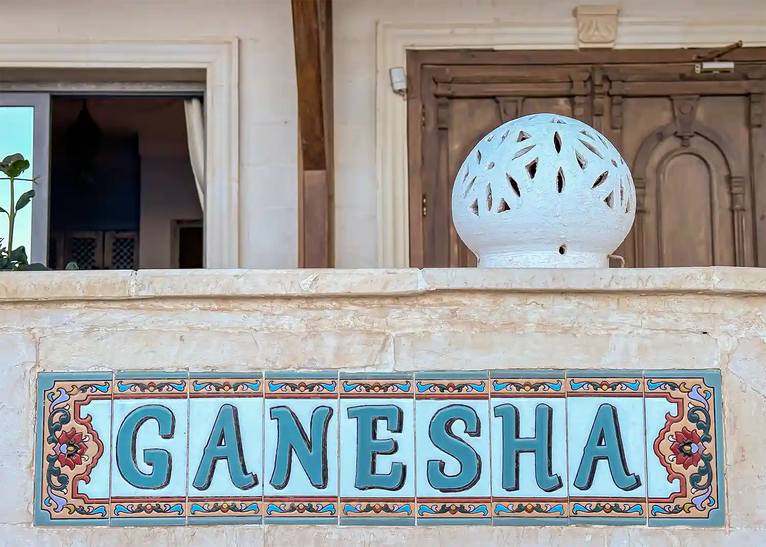 Ganesha Apartment One – The house sign