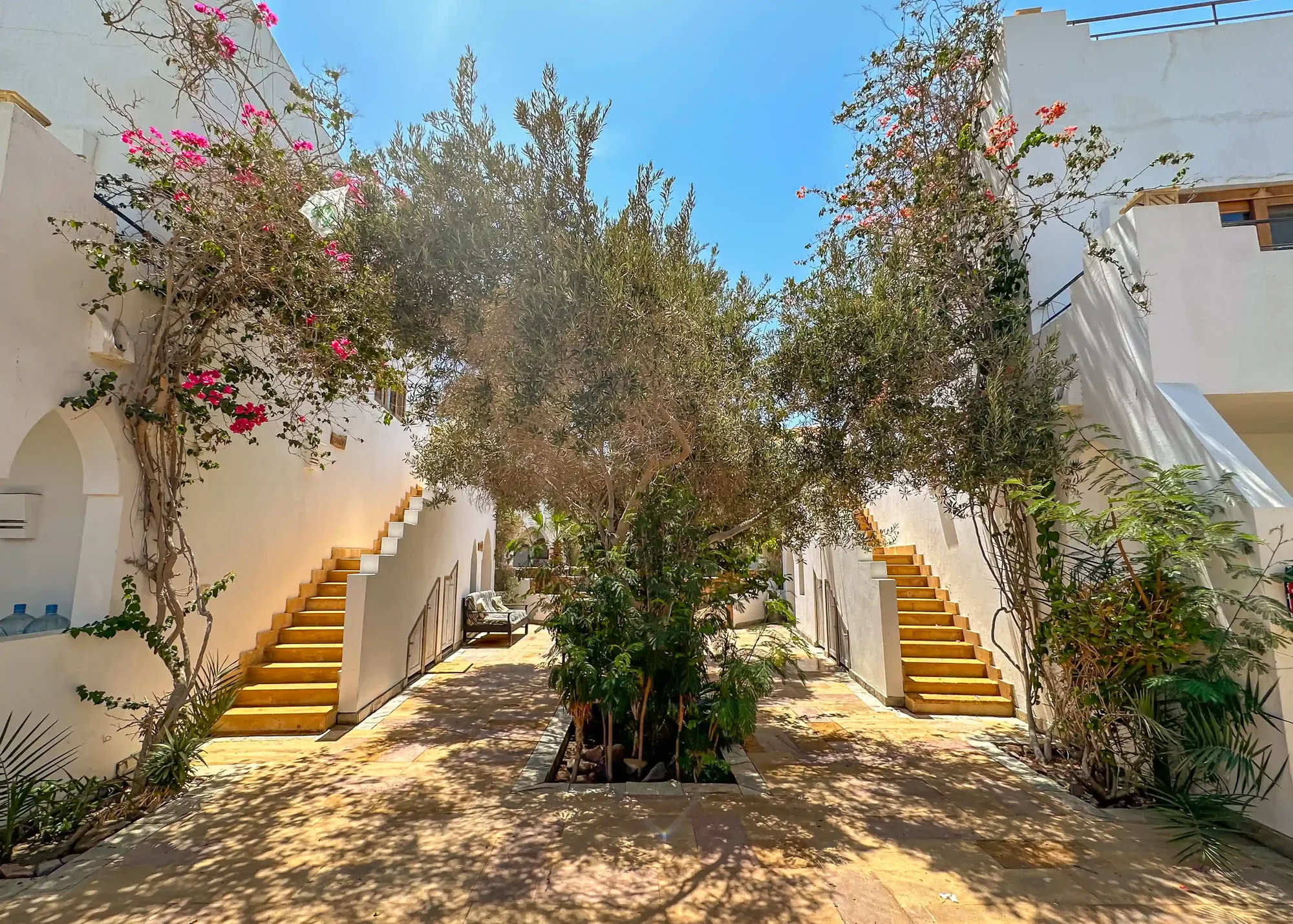 El Birka Villas – The garden path at the entrance